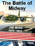 In The Battle of Midway, Lt. Jim Muri brought his B-26 Maurader in low and flew the length of Admiral Nagumo's flagship carrier Akagi, strafing as he flew.